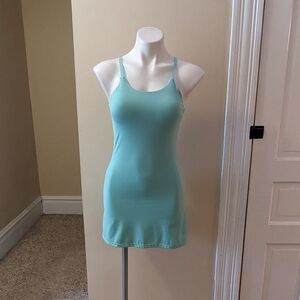 Athletic teal dress with built in shorts size XS